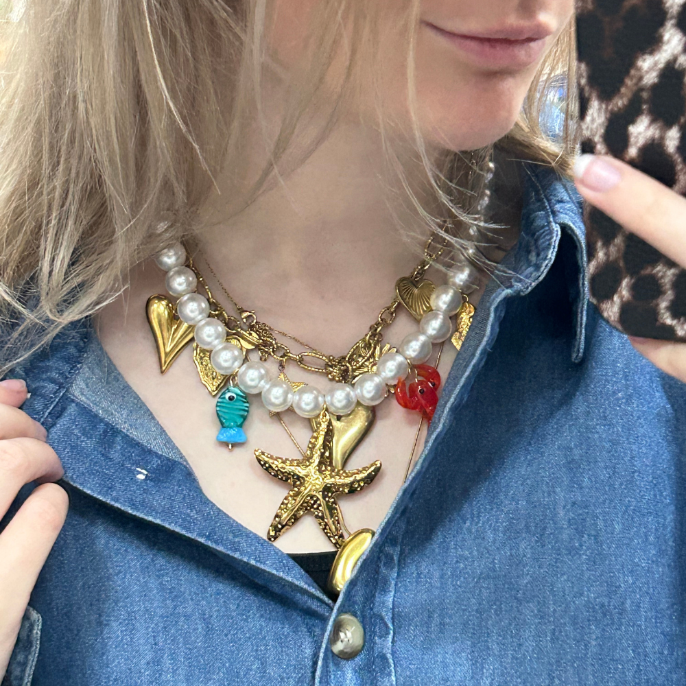 DIY | Parelketting met bedels