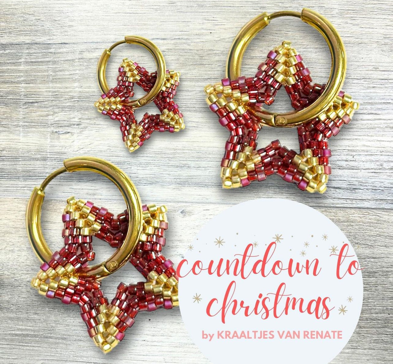 3D Peyote Ster van Miyuki kralen