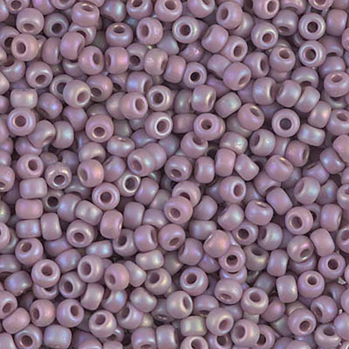 Miyuki rocailles 8-410FR Matte mauve AB 8/0 (3mm) - 5 gram-Kralen-Kraaltjes van Renate