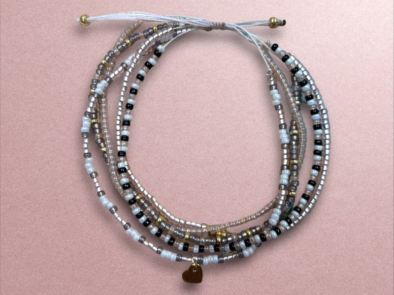 Macrame sluiting & Miyuki kraaltjes
