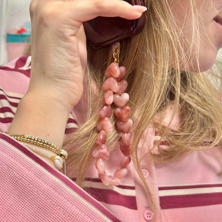 DIY | Telefoonkoord hartjes