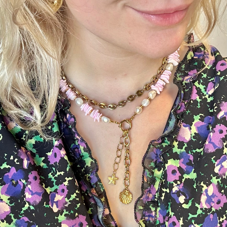 DIY | Restjes schakels tot ketting
