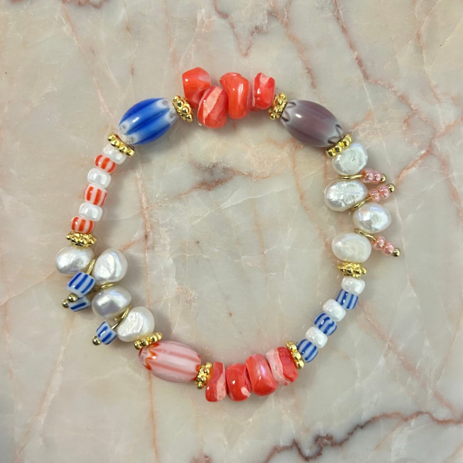 DIY | Kleurrijk armbandje gestreept