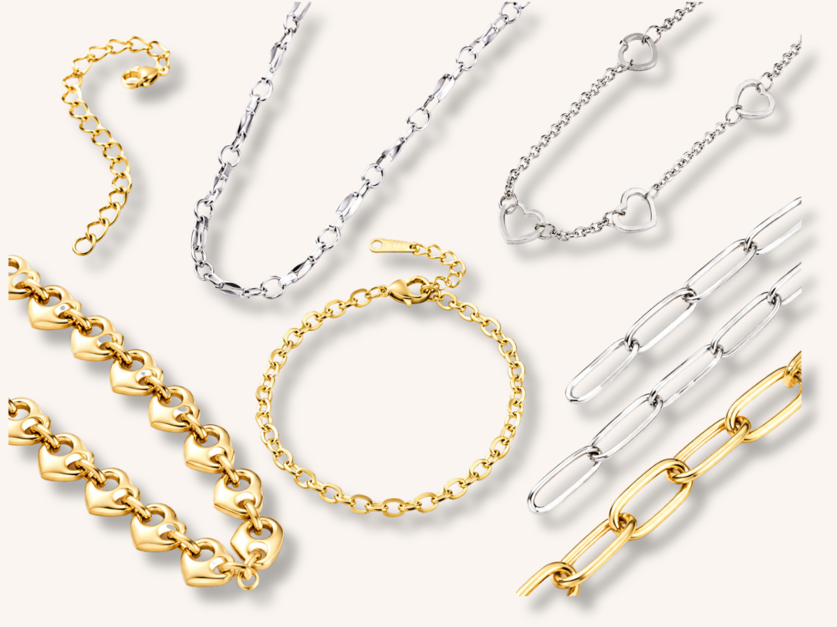 Ketting voor sieraden: per 10cm of compleet met sluiting