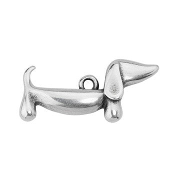 Bedel tekkel RVS zilver 29mm - per stuk