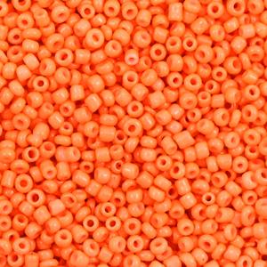 Neon orange rocailles 2mm -#22-Kraaltjes van Renate