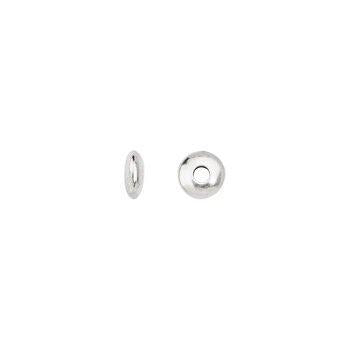 Tussenkraal Ring DQ zilver 5mm - per stuk
