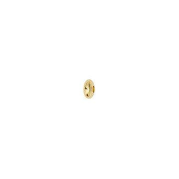 Tussenkraal ring DQ 24K goud 4mm - per stuk