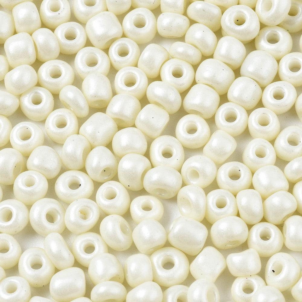 6/0 Rocailles - beige 4mm-Kralen-Kraaltjes van Renate