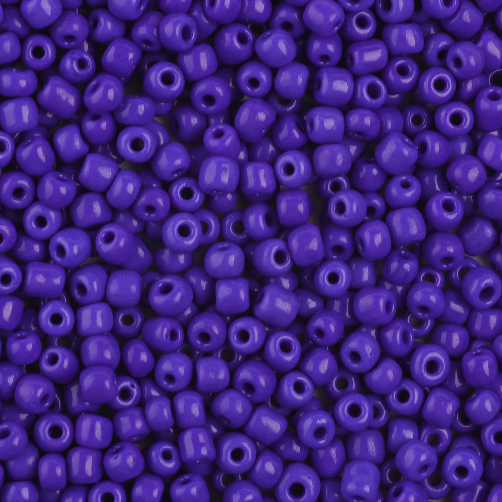 6/0 Rocailles - blue/purple 4mm-Kralen-Kraaltjes van Renate