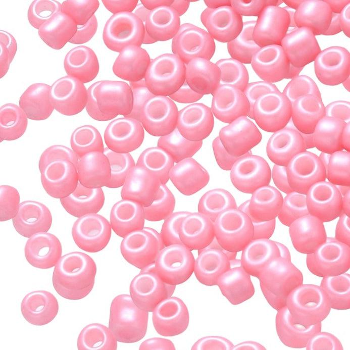 6/0 Rocailles - bright pink 4mm 12,5 gram-Kralen-Kraaltjes van Renate