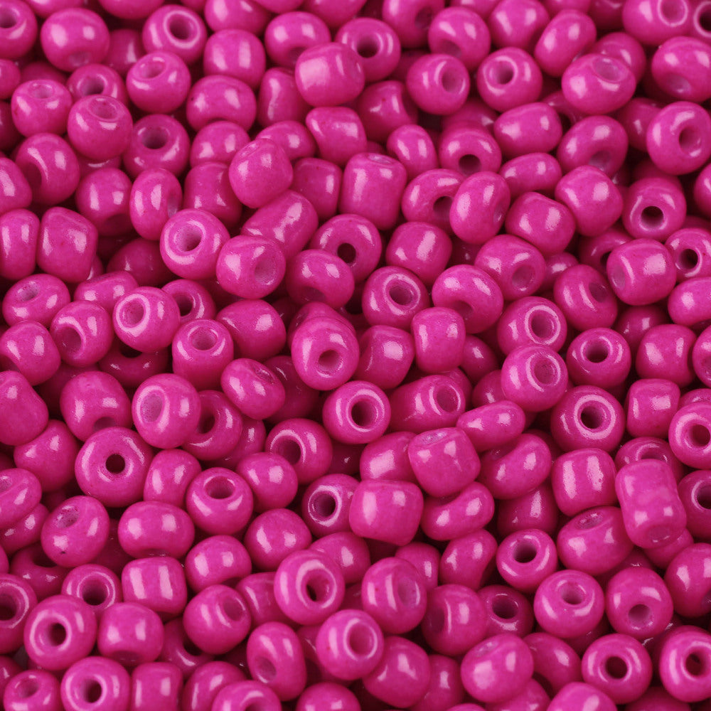 6/0 Rocailles - bright pink 4mm-Kralen-Kraaltjes van Renate