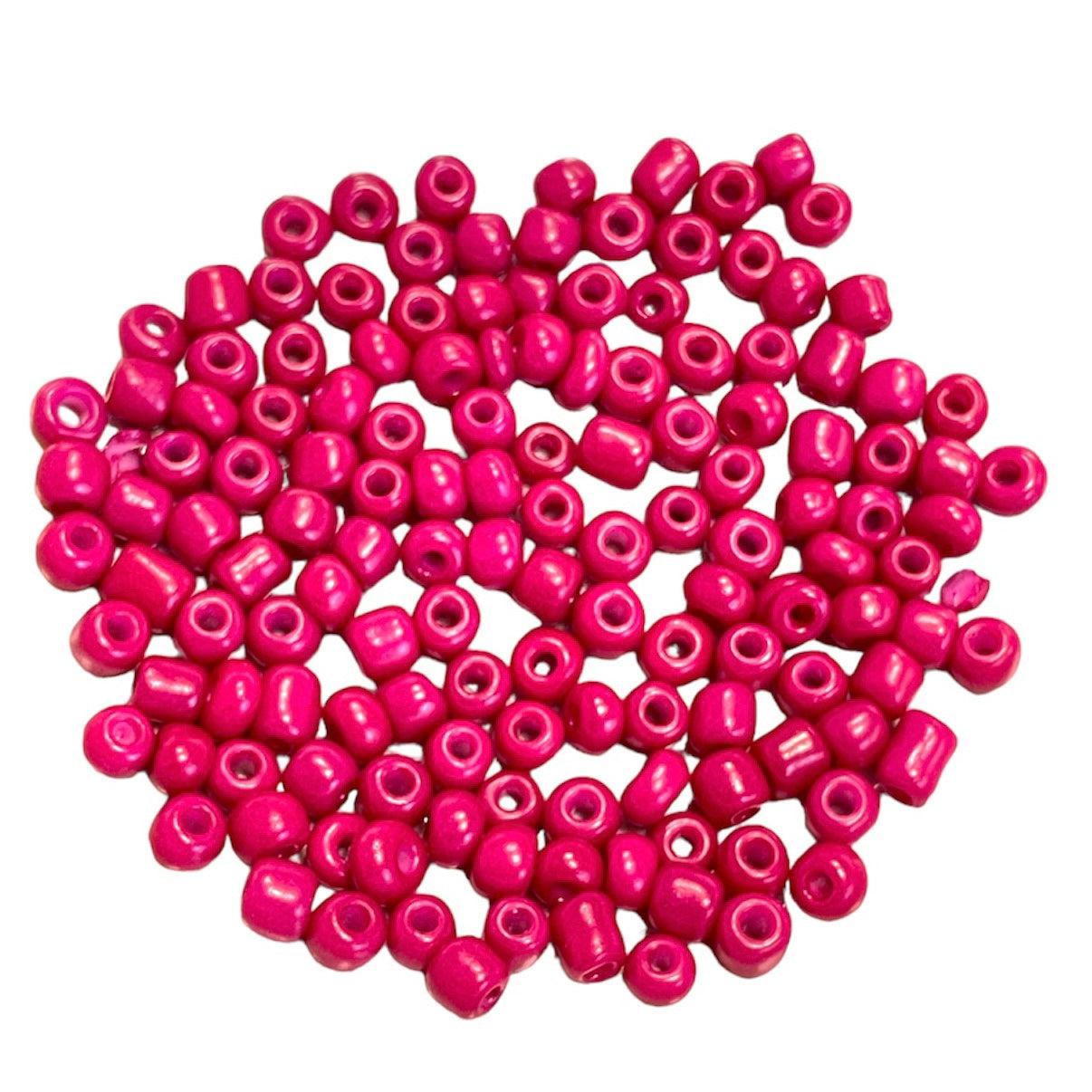 6/0 Rocailles - camellia 4mm-Kralen-Kraaltjes van Renate