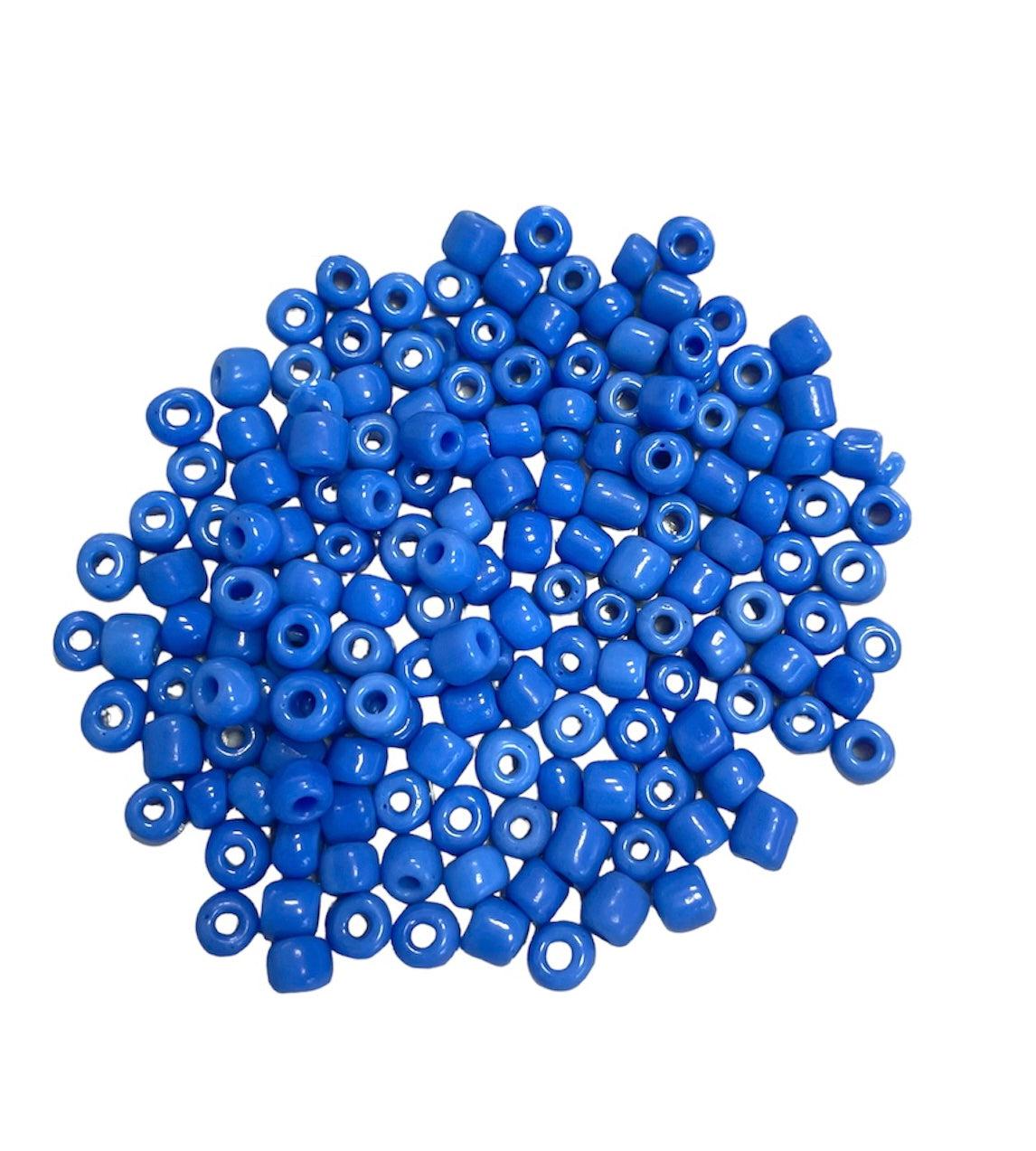 6/0 Rocailles - colonial blue 4mm-Kralen-Kraaltjes van Renate