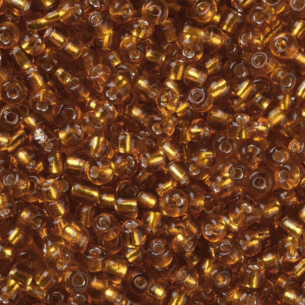 6/0 Rocailles - dark goldenrod 4mm-Kralen-Kraaltjes van Renate