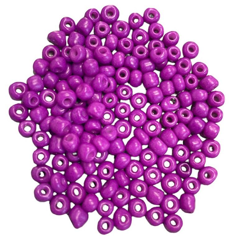 6/0 Rocailles - festival purple 4mm-Kralen-Kraaltjes van Renate