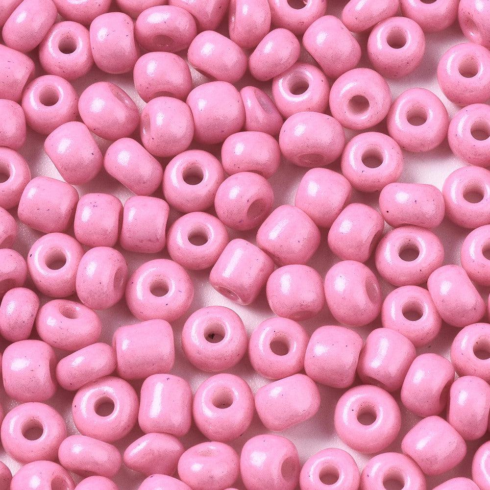 6/0 Rocailles - flamingo 4mm 12,5 gram-Kralen-Kraaltjes van Renate