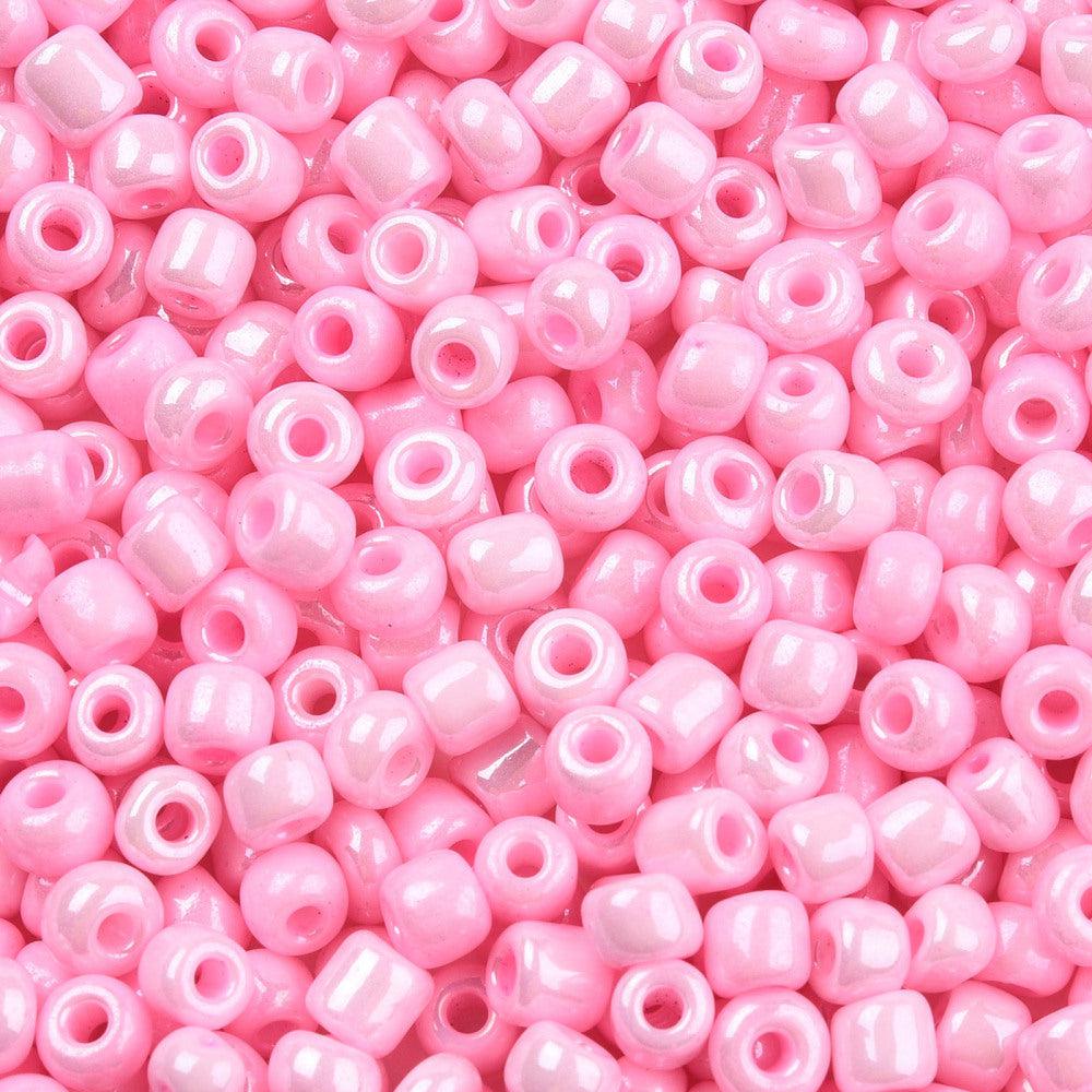 6/0 Rocailles - flamingo 4mm-Kralen-Kraaltjes van Renate