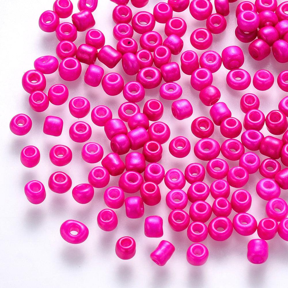 6/0 Rocailles - fuchsia 4mm-Kralen-Kraaltjes van Renate