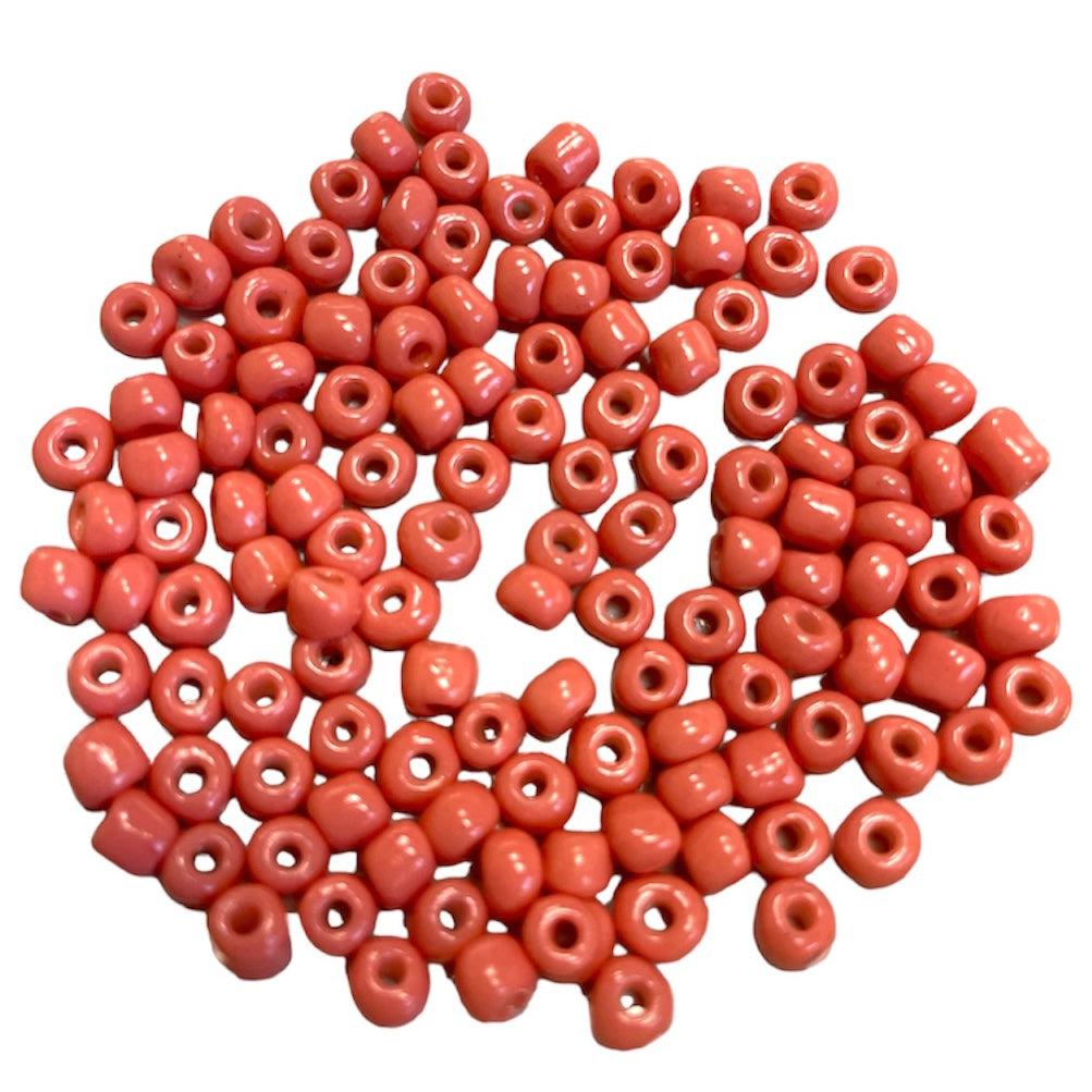 6/0 Rocailles - light coral 4mm-Kralen-Kraaltjes van Renate