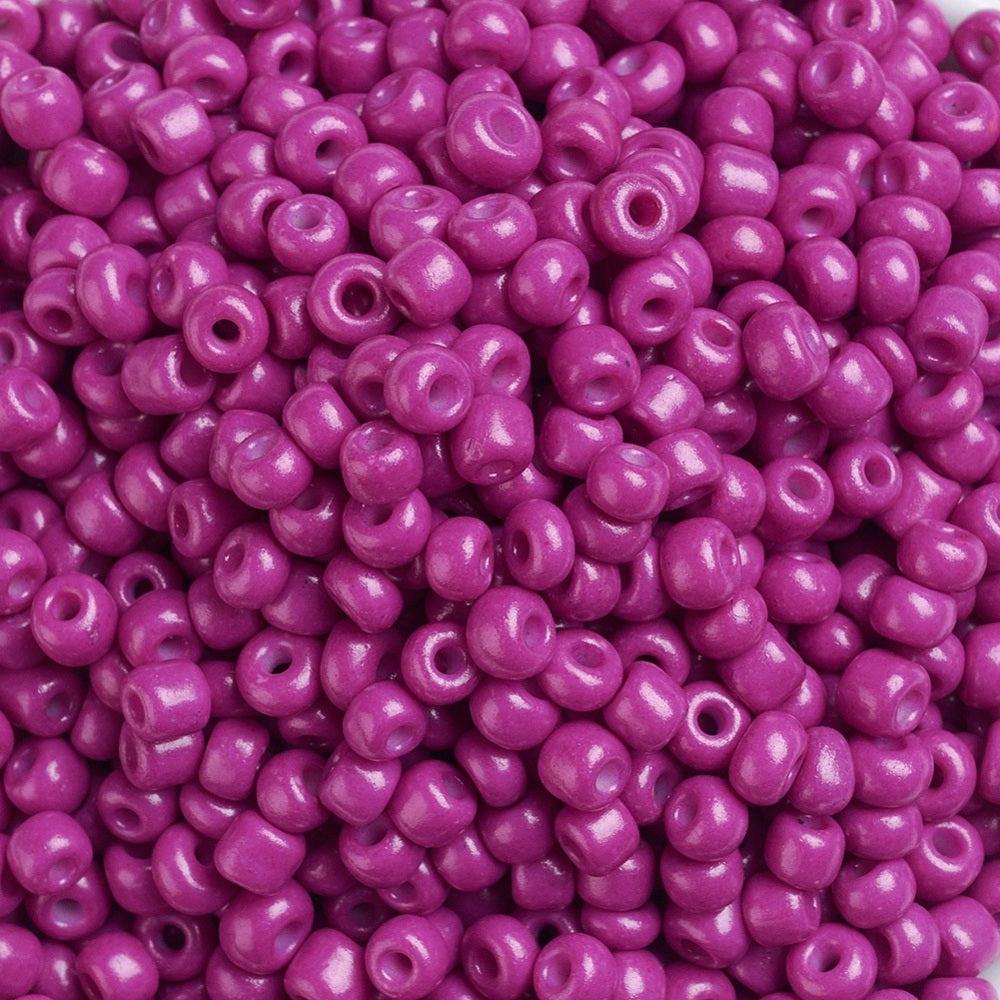 6/0 Rocailles - magenta 4mm-Kralen-Kraaltjes van Renate