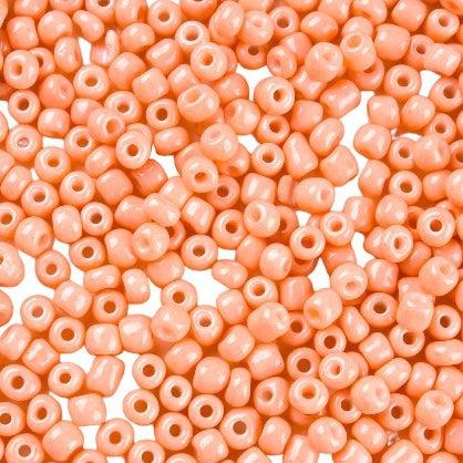 6/0 Rocailles - salmon 4mm 12,5 gram-Kralen-Kraaltjes van Renate