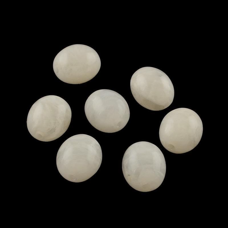 Acryl Kraal Edelsteen Look Ovaal Papaya 15mm - per stuk (kopie)-Kralen-Kraaltjes van Renate