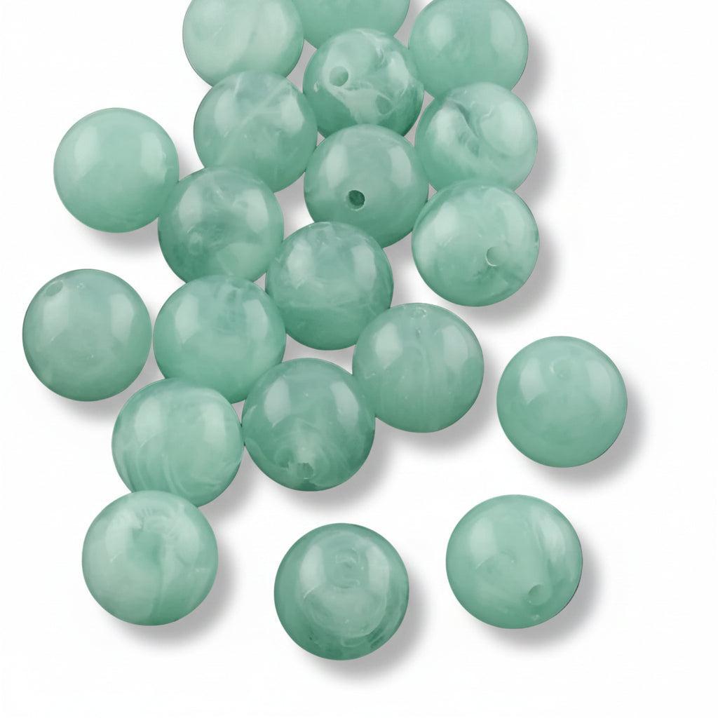 Acryl Kraal Edelsteen Look Rond Aquamarijn 16mm - per stuk (kopie)-Kralen-Kraaltjes van Renate