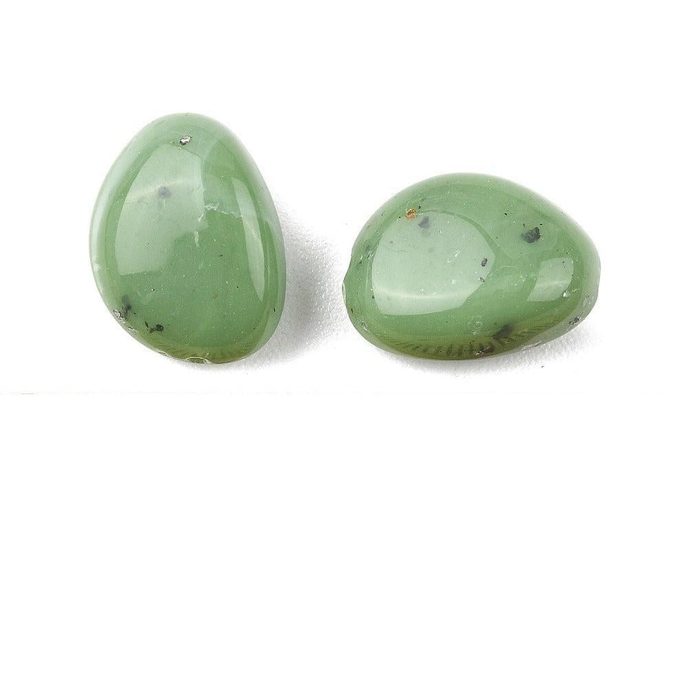 Acryl Kraal Nugget Jadegroen 18mm - per stuk-Kralen-Kraaltjes van Renate