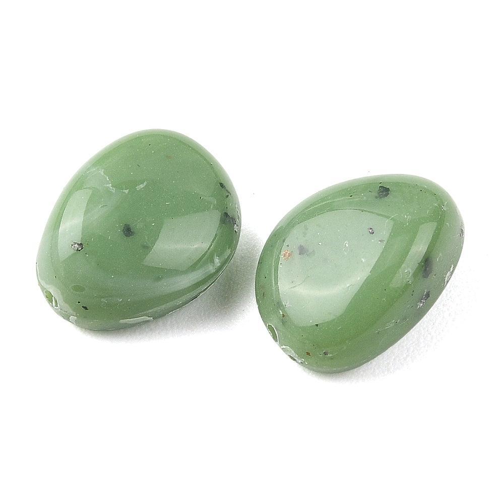 Acryl Kraal Nugget Jadegroen 18mm - per stuk-Kralen-Kraaltjes van Renate