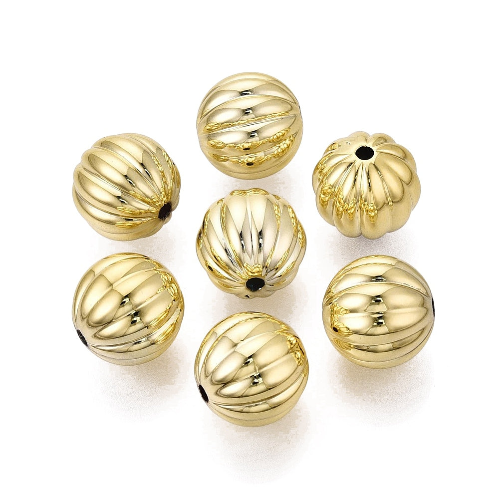 Acryl Kraal Rond Goud 17mm - per stuk-Kralen-Kraaltjes van Renate