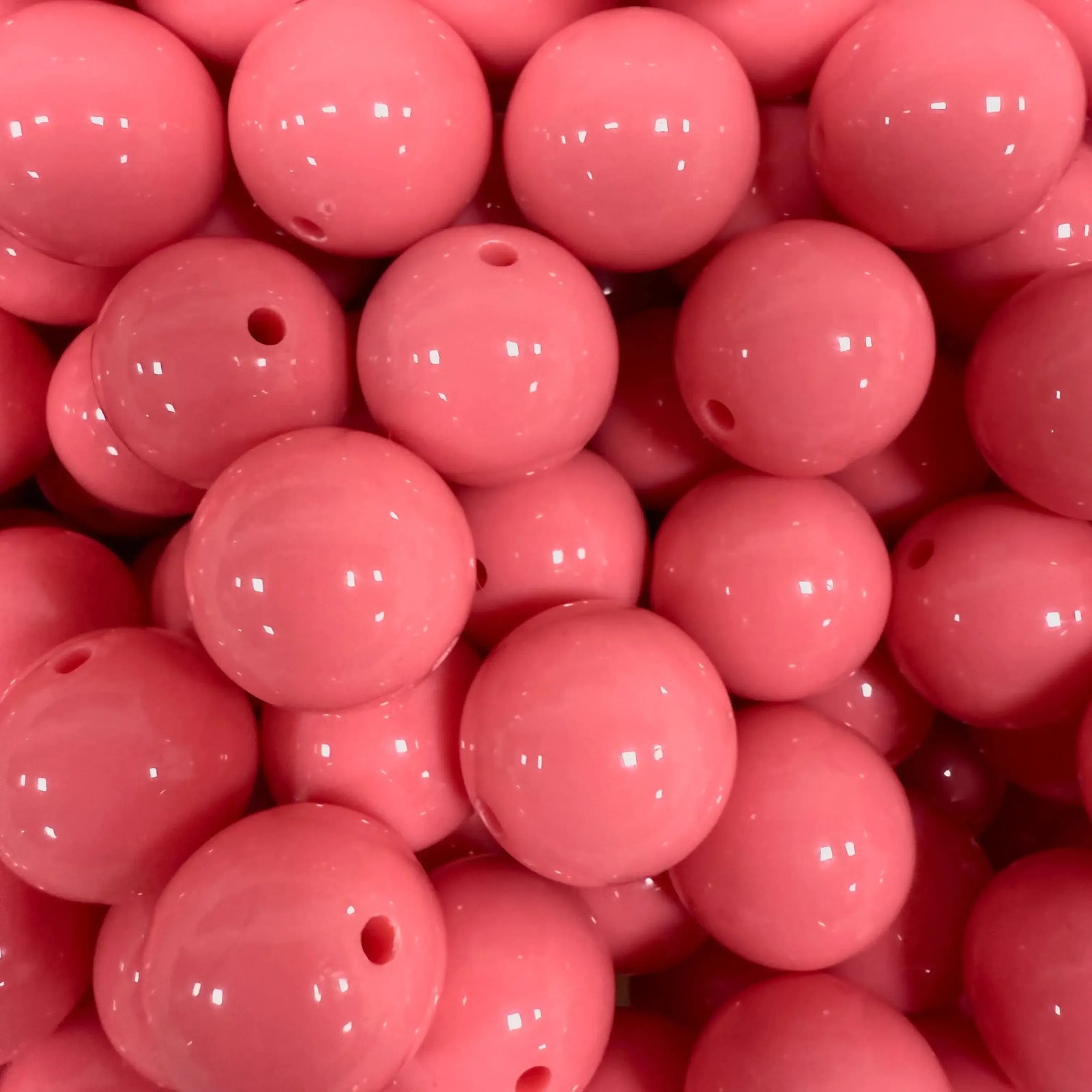 Acryl Kraal Rond Koraal Roze 18mm - per stuk-Kralen-Kraaltjes van Renate