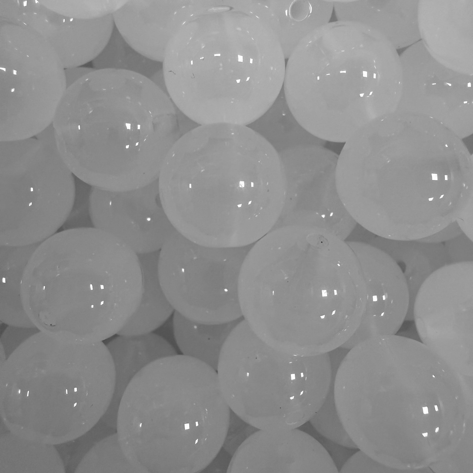 Acryl Kraal Rond Opaal Wit 14mm - per stuk-Kralen-Kraaltjes van Renate