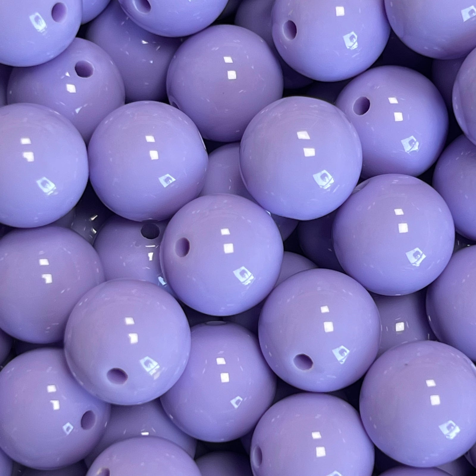 Acryl Kraal Rond Paars 14mm - per stuk-Kralen-Kraaltjes van Renate