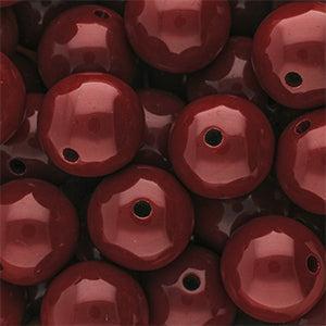 Acryl Kralen DQ Rond Salsa Rood 16mm - per stuk-Kralen-Kraaltjes van Renate