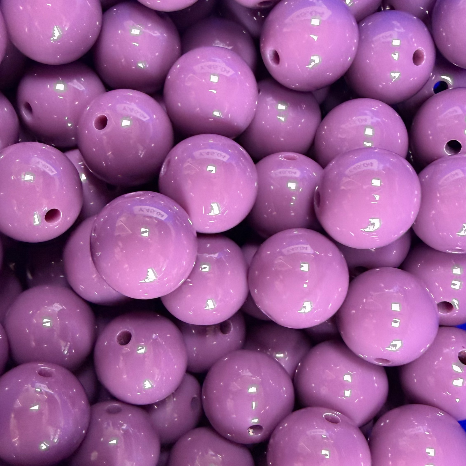 Acryl Kralen Rond Paars 14mm - per stuk-Kralen-Kraaltjes van Renate