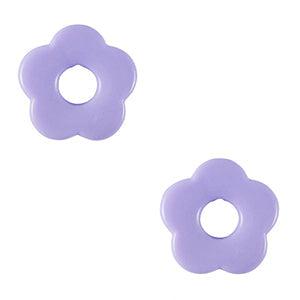 Acryl bedel bloem Sheer lilac 27mm-bedels-Kraaltjes van Renate