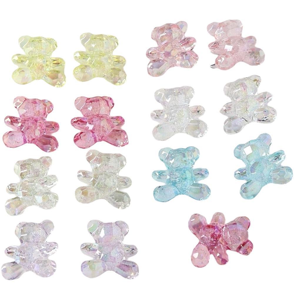 Acryl beer metallic gekleurd 32mm- per stuk-Kralen-Kraaltjes van Renate