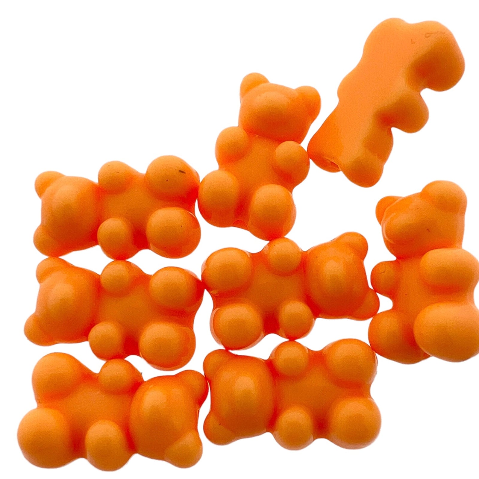 Acryl gummybear paars 18x11x7mm- 8 stuks-Kralen-Kraaltjes van Renate