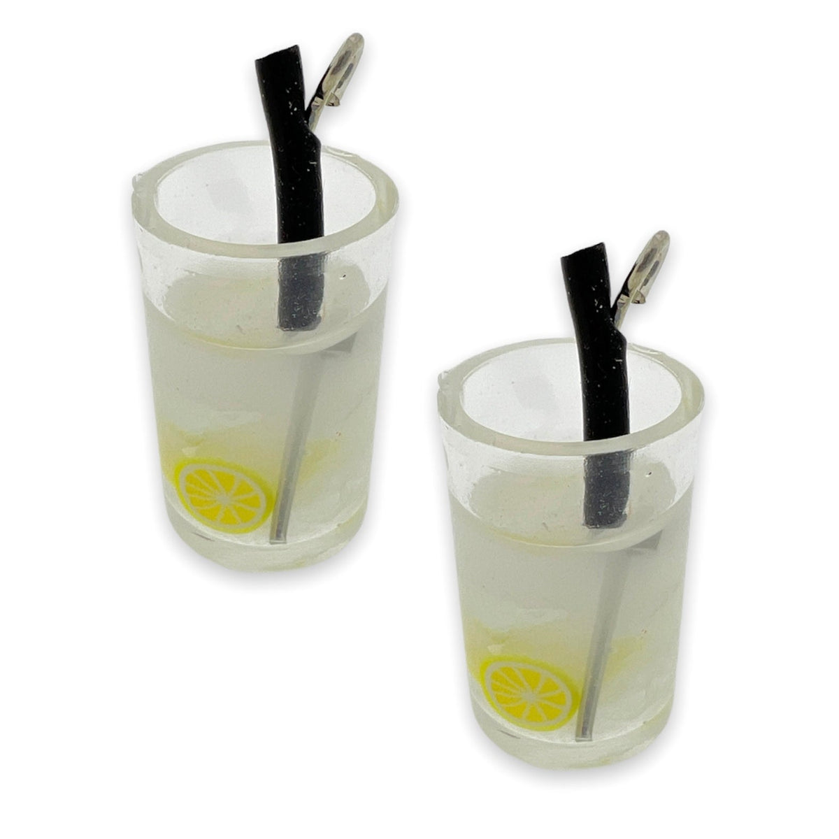 Acryl hanger juice glass wit 28x14mm - per stuk-Kralen-Kraaltjes van Renate