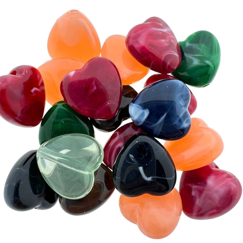 Acryl imitatie edelsteen mix 14mm- 5 stuks-Kralen-Kraaltjes van Renate
