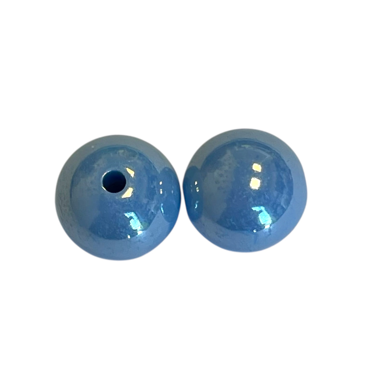 Acryl kraal AB glans 13mm Lavendel Blauw - per stuk-Kralen-Kraaltjes van Renate