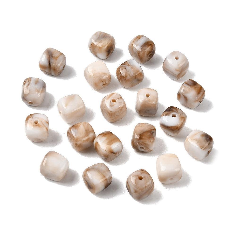 Acryl kraal Vierkant Wit 17mm - per stuk-Kralen-Kraaltjes van Renate