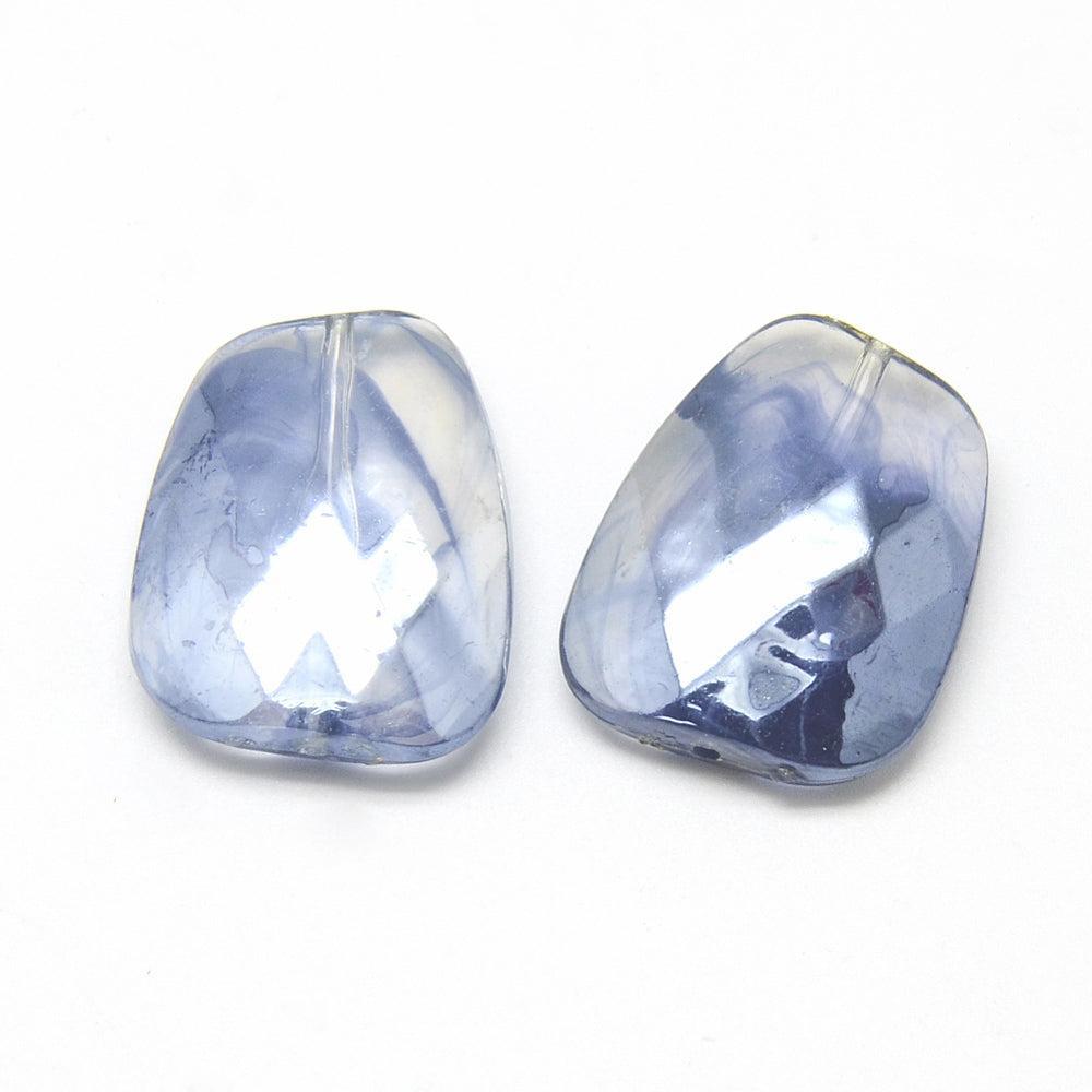 Acryl kraal facet trapeze 30mm - per stuk-Kralen-Kraaltjes van Renate