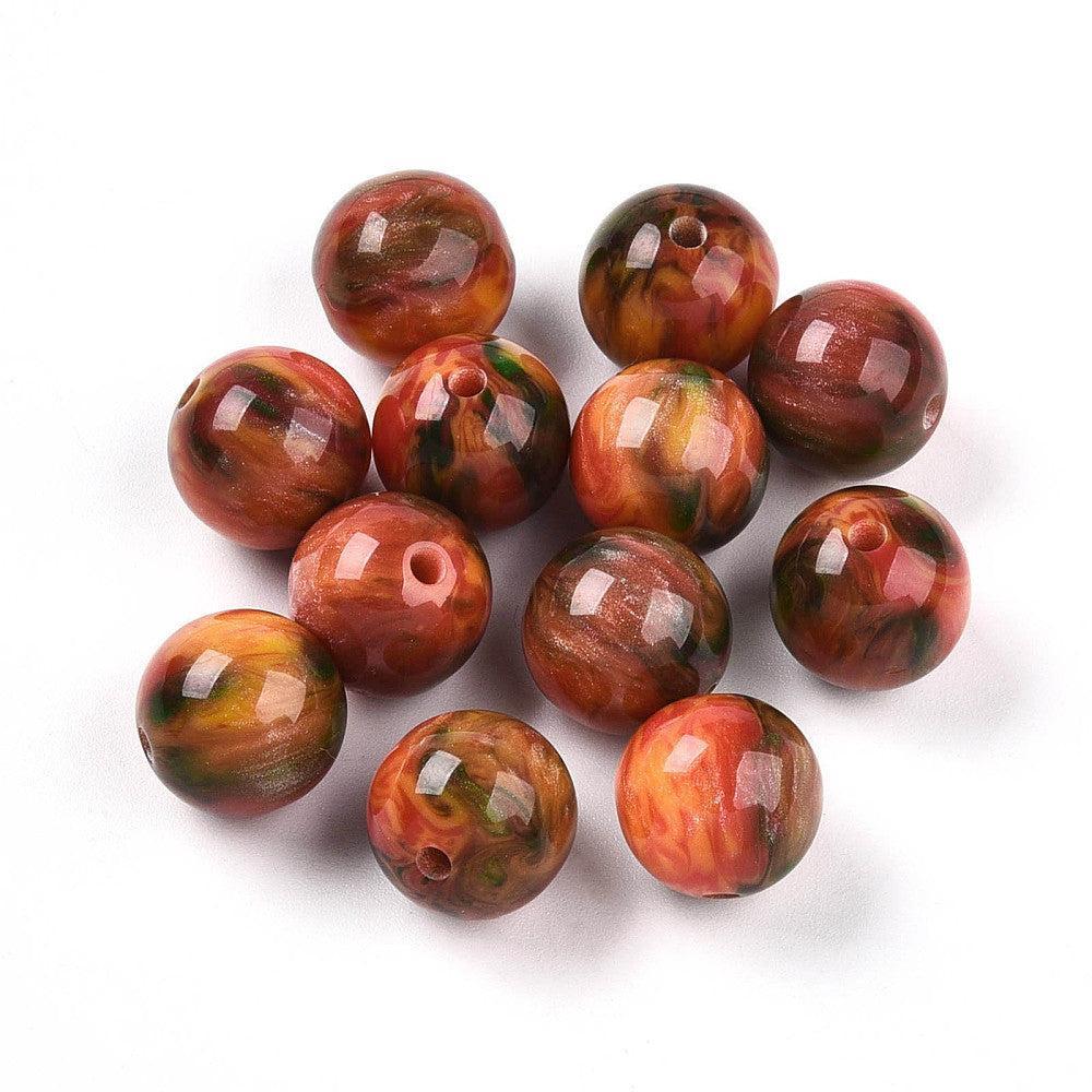 Acryl kraal gemstone Multicolor 12mm - per stuk-Kralen-Kraaltjes van Renate