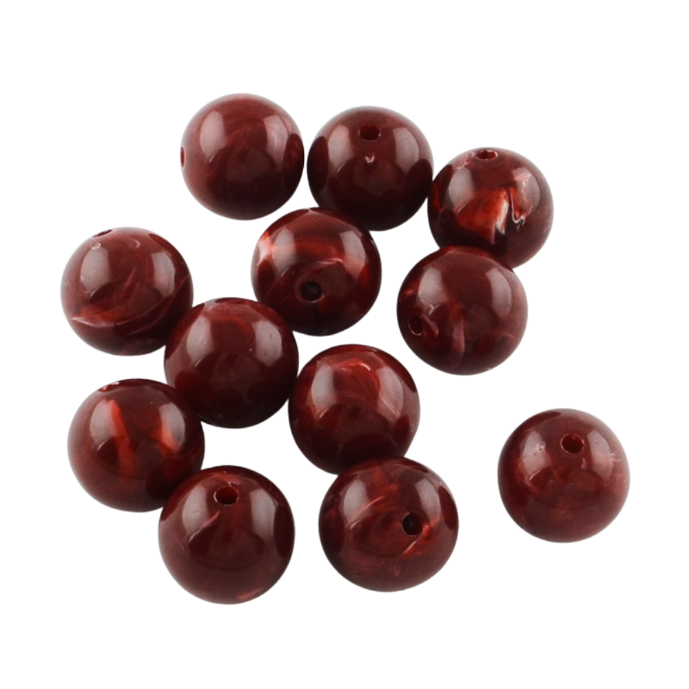 Acryl kraal gemstone Rood 14mm - per stuk-Kralen-Kraaltjes van Renate