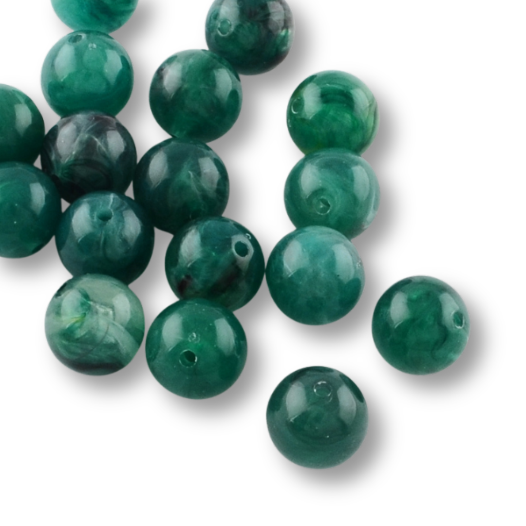 Acryl kraal Gemstone groen 20mm - per stuk-Kralen-Kraaltjes van Renate