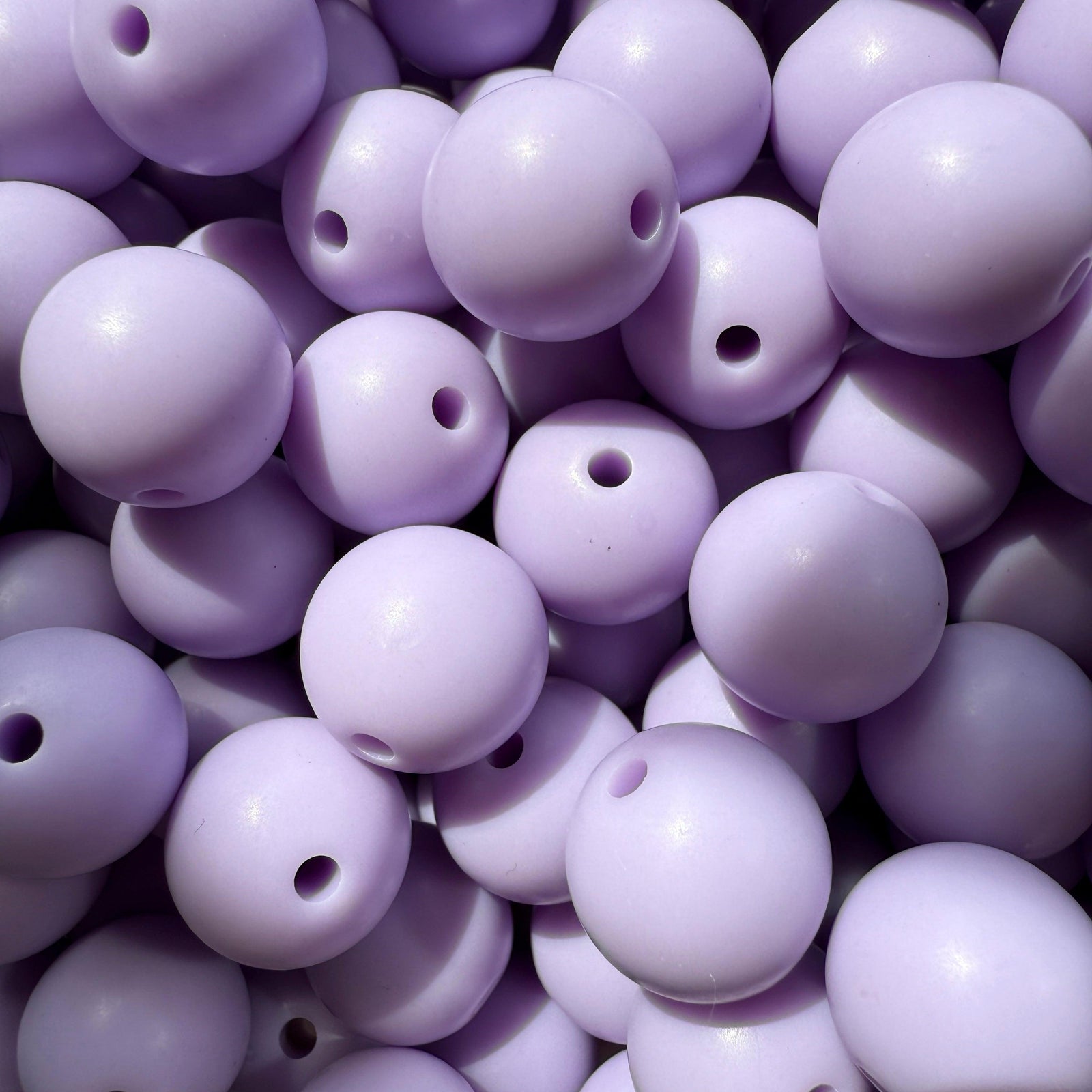 Acryl kraal mat 13mm Licht paars - per stuk-Kralen-Kraaltjes van Renate