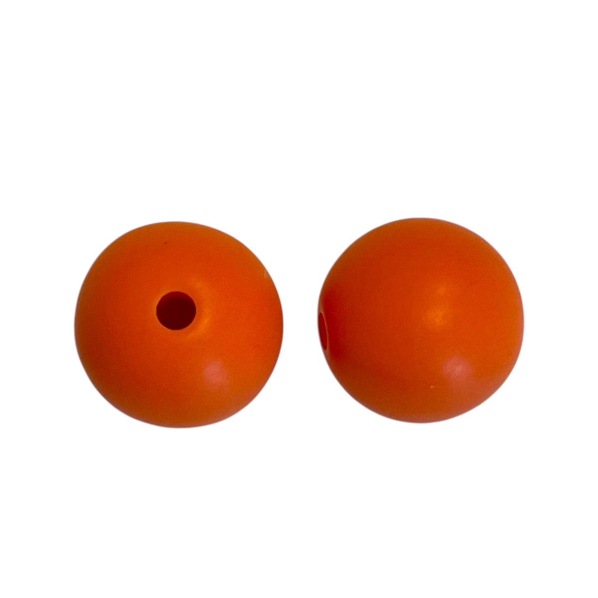 Acryl kraal mat 13mm Oranje - per stuk-Kralen-Kraaltjes van Renate