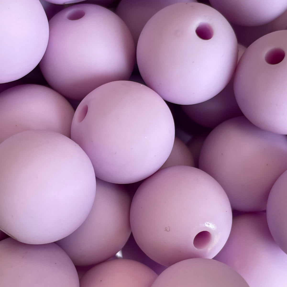 Acryl kraal mat 16mm Licht Paars - per stuk-Kralen-Kraaltjes van Renate